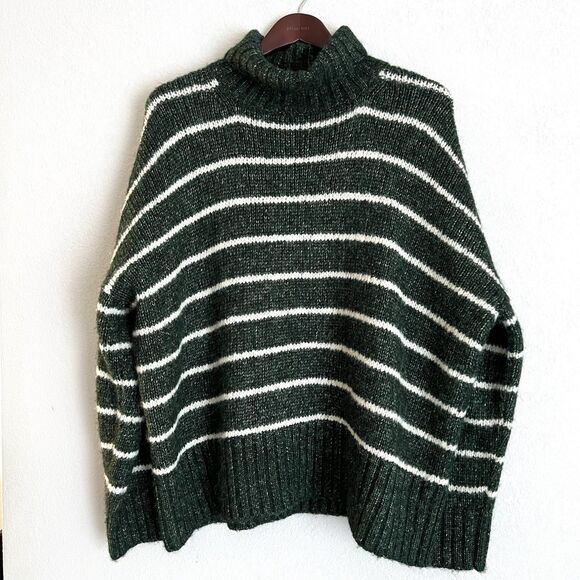 Christy Dawn Sweaters - Christy Dawn Ingrid Turtle Neck Sweater Size XS / S Dark Green Alpaca Blend
